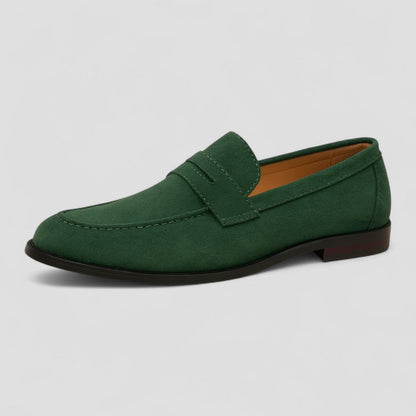 Penny Suede Old Money Loafers voor heren in casual stijl 2