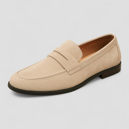 Penny Suede Old Money Loafers voor heren in casual stijl 3
