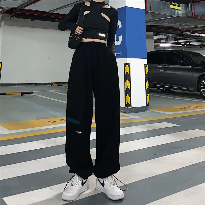 Chic Trends Petite Bell Bottoms met Hoge Taille