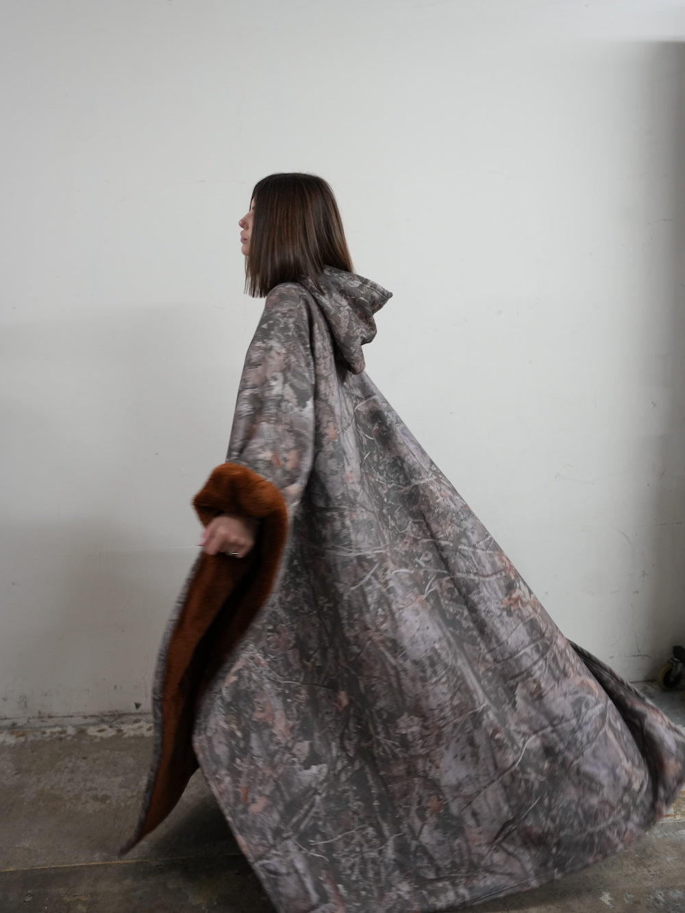 Fleece Poncho met Capuchon Luxe Warm en Zacht