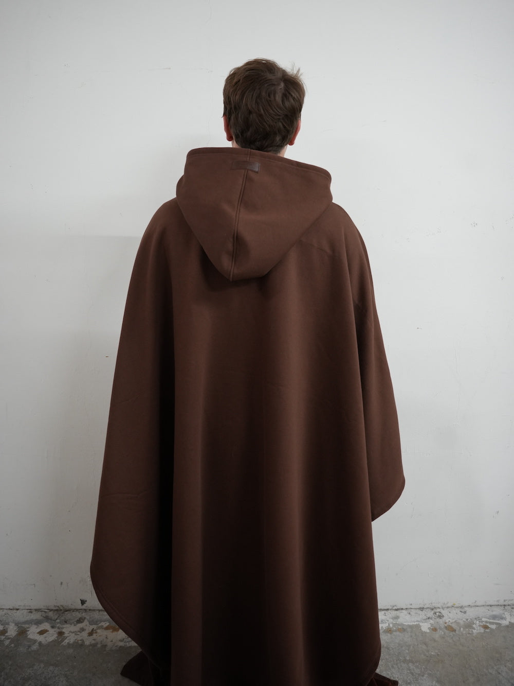 Fleece Poncho met Capuchon Luxe Warm en Zacht