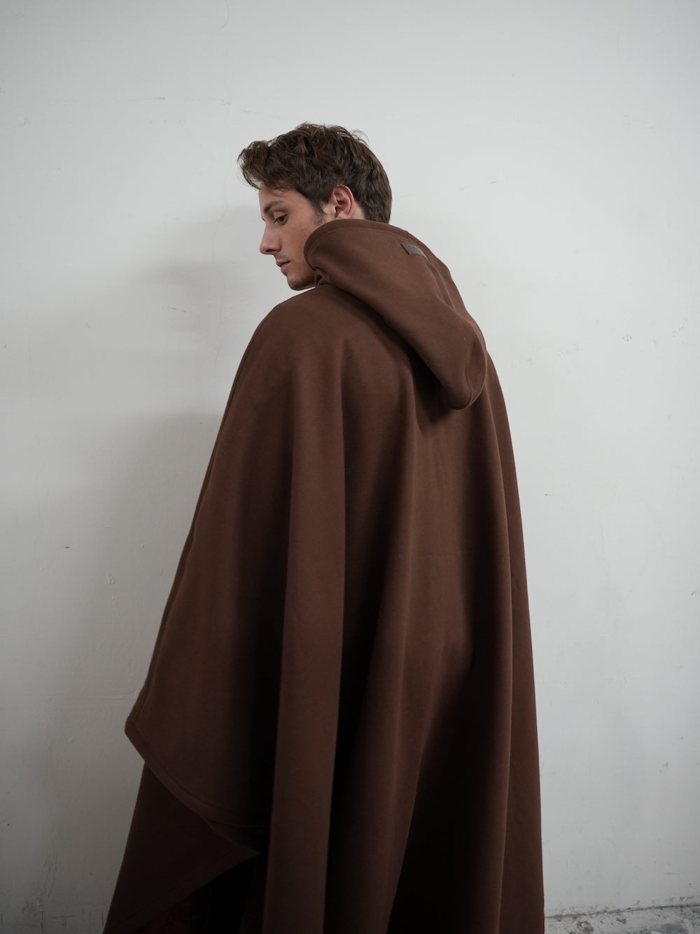 Fleece Poncho met Capuchon Luxe Warm en Zacht