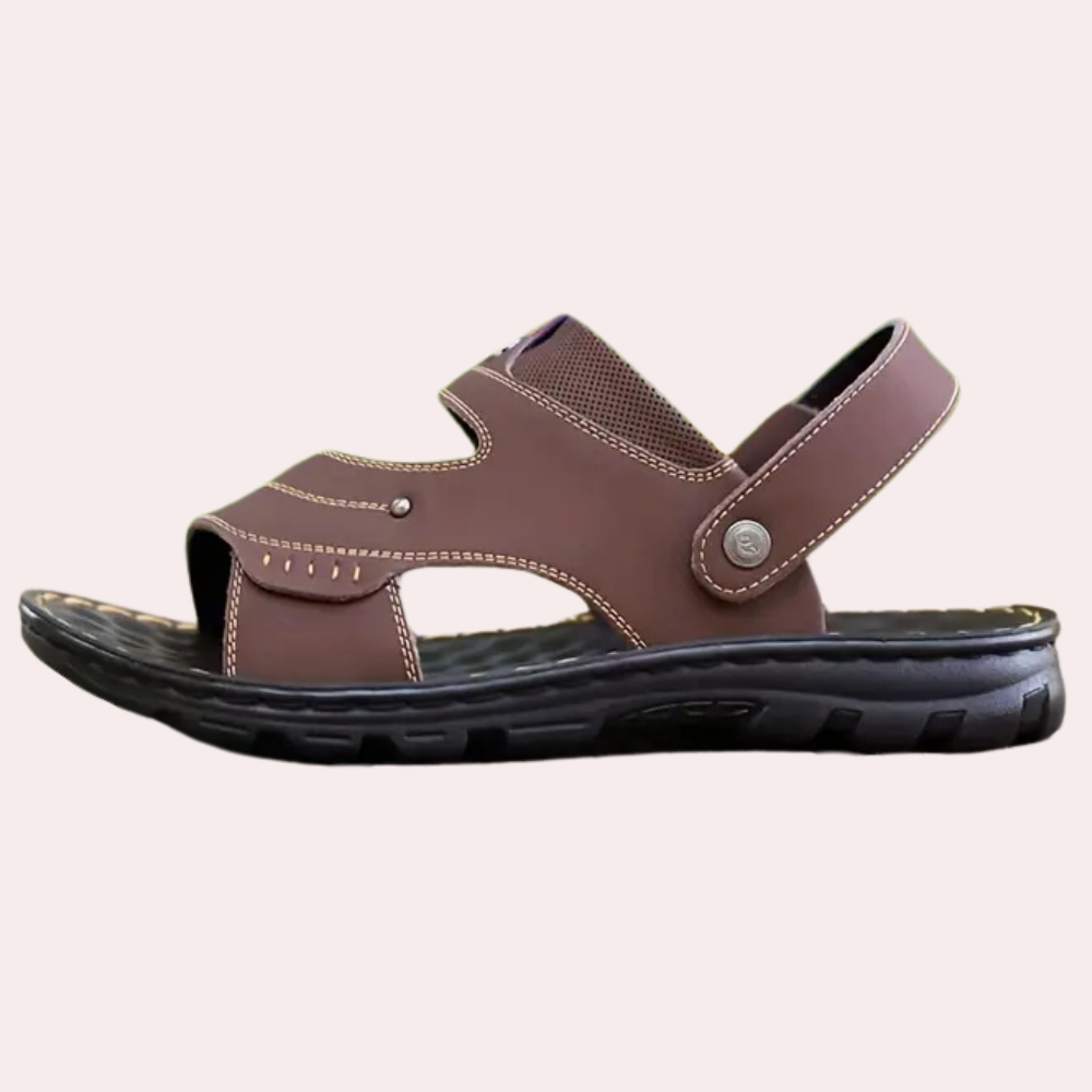 Leren Sandalen Heren Zomerklassieker Casual Stijl