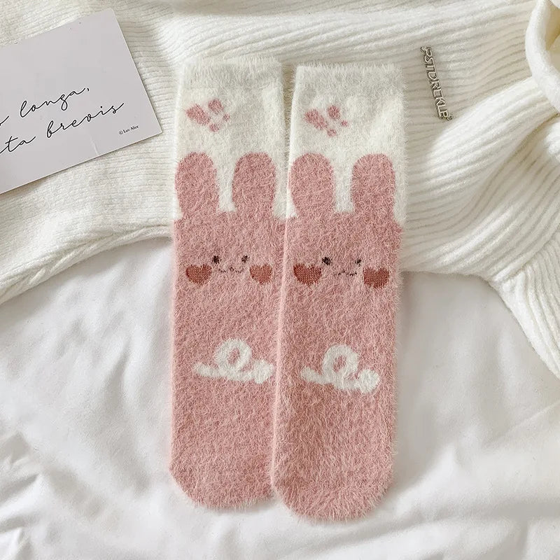 Kleurrijke Bunny Sokken Zacht en Schattig