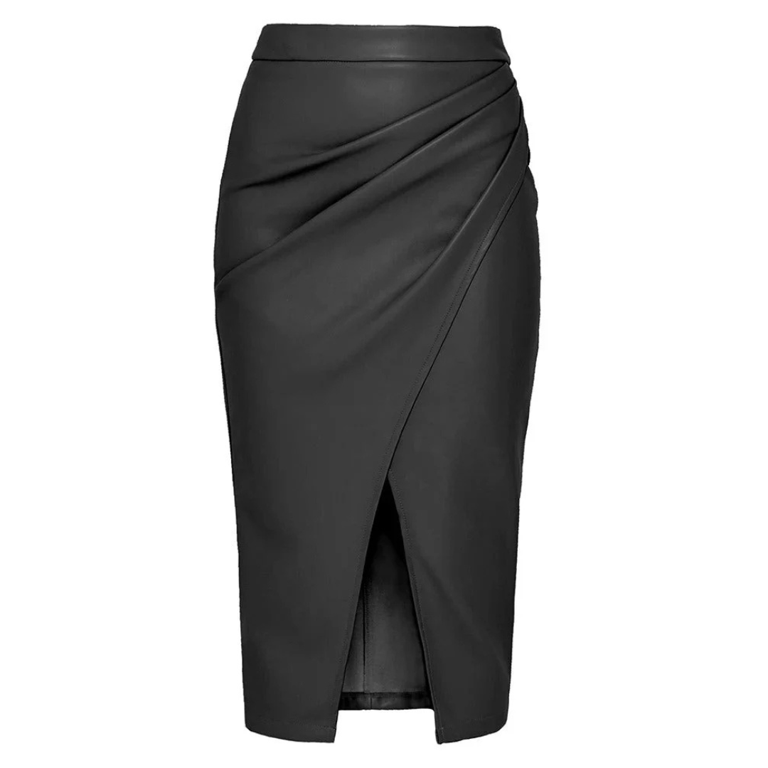 Pisa Mode | Leer | Midi-Rok