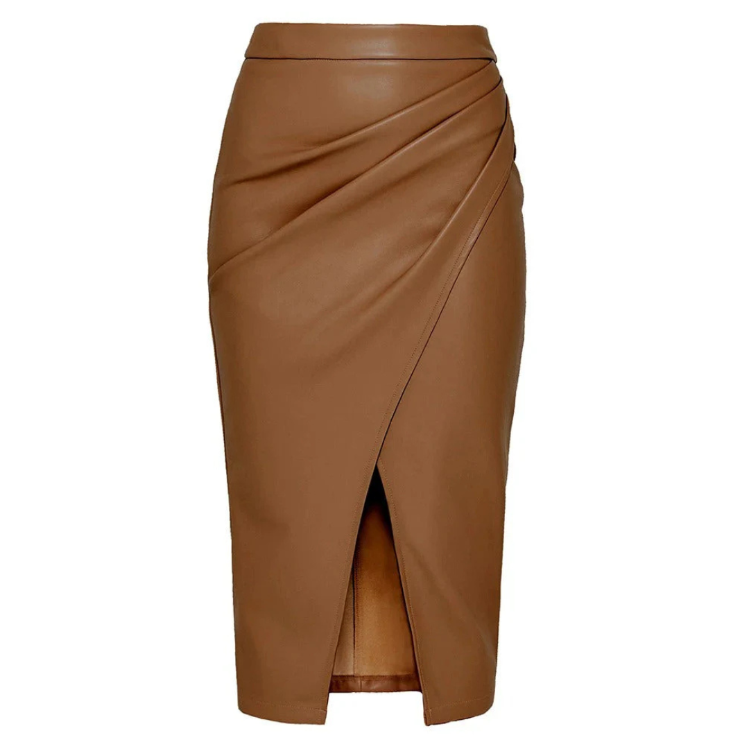 Pisa Mode | Leer | Midi-Rok