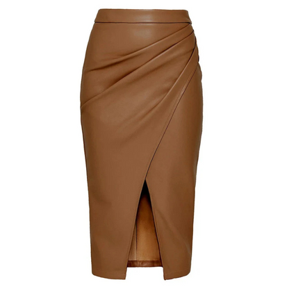 Pisa Mode | Leer | Midi-Rok