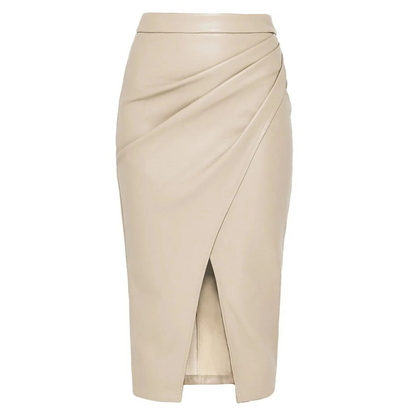 Pisa Mode | Leer | Midi-Rok