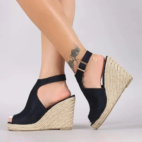 FloraGlow Platform Sandalen