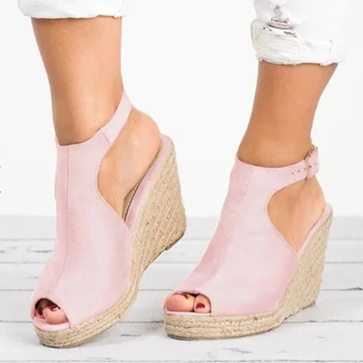FloraGlow Platform Sandalen