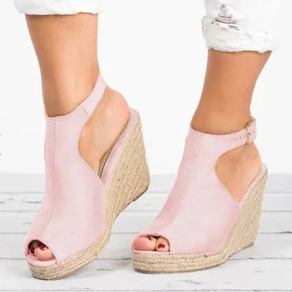 FloraGlow Platform Sandalen