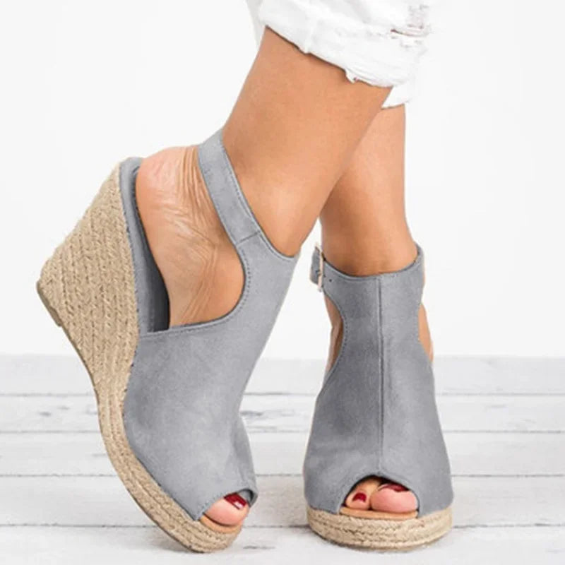 FloraGlow Platform Sandalen