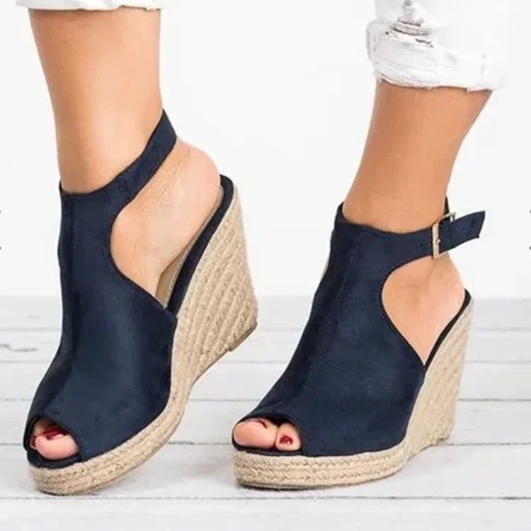 FloraGlow Platform Sandalen
