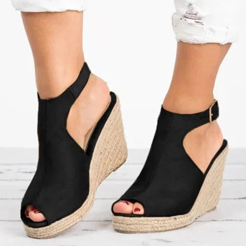 FloraGlow Platform Sandalen