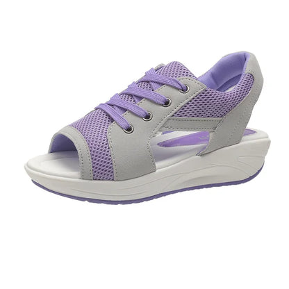 Zomerse Platte Peep Toe Sandalen