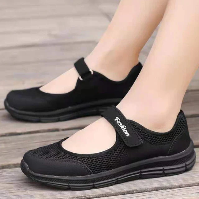Bella Comfort Mary Jane Lichte Zomerflats