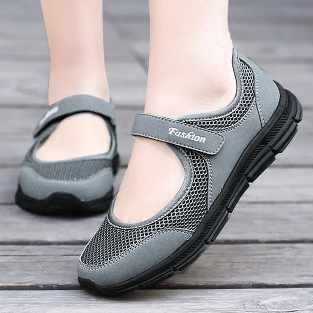 Bella Comfort Mary Jane Lichte Zomerflats
