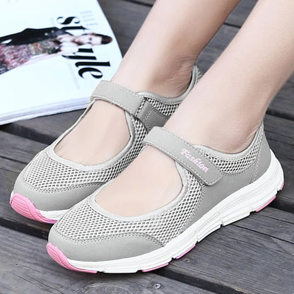 Bella Comfort Mary Jane Lichte Zomerflats