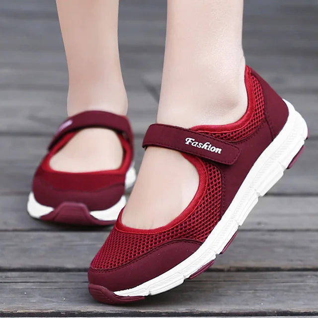 Bella Comfort Mary Jane Lichte Zomerflats