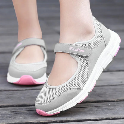 Bella Comfort Mary Jane Lichte Zomerflats