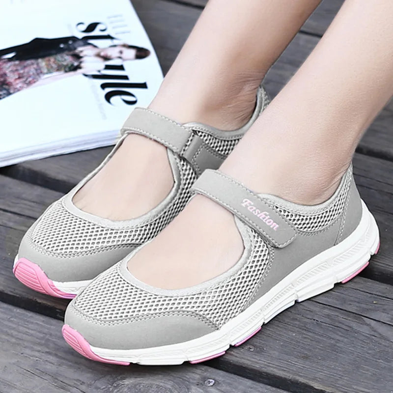Bella Comfort Mary Jane Lichte Zomerflats