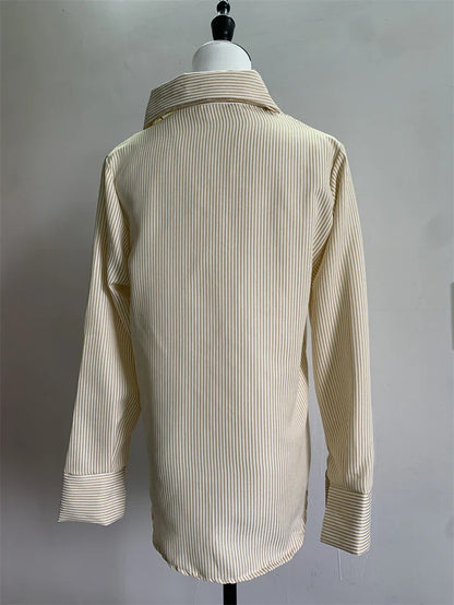 Zephyra Gestreepte Dames Blouses