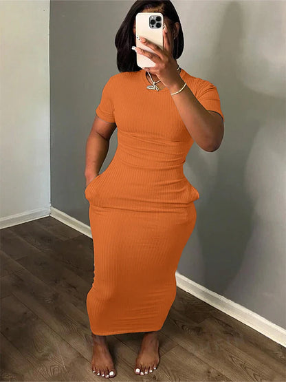 Zomerse Eleganza Bodycon Jurk  van Eleganza