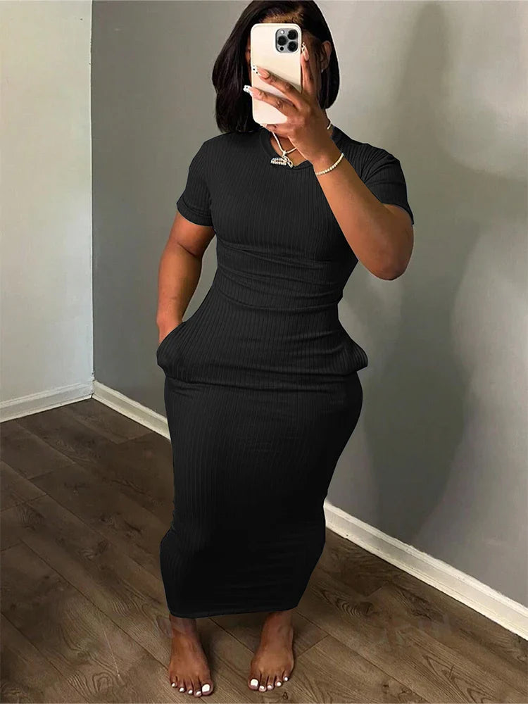 Zomerse Eleganza Bodycon Jurk  van Eleganza