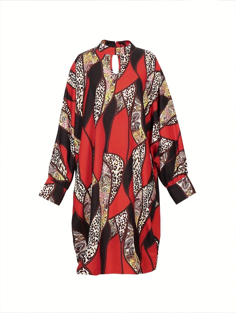 Luminea Plus Size Zomerjurk met Skeletpatroon