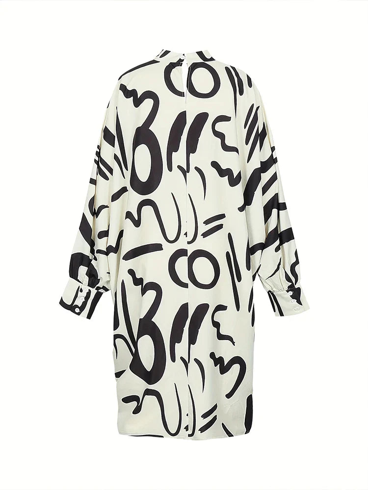 Luminea Plus Size Zomerjurk met Skeletpatroon