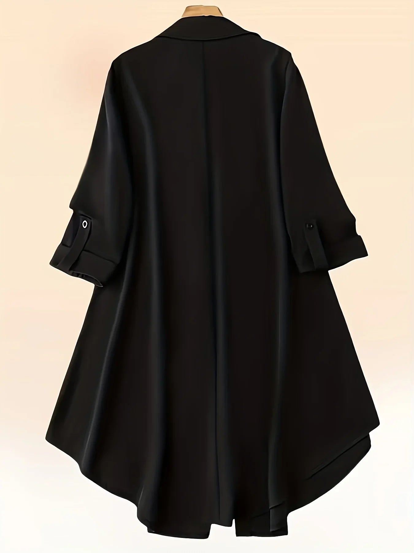 BellaVive Plus-Size Lange Mouwen Casual Shirt