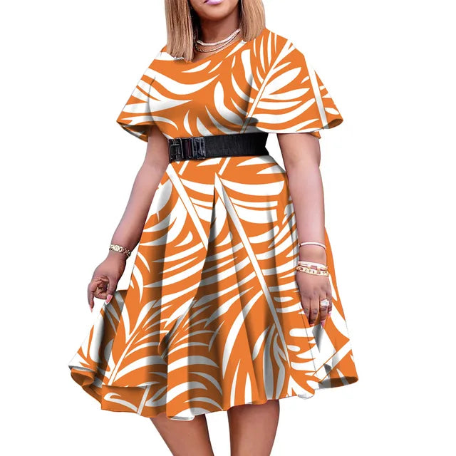 Zonnestraal Plus Size Zomerjurk voor Stralende Vrouwen