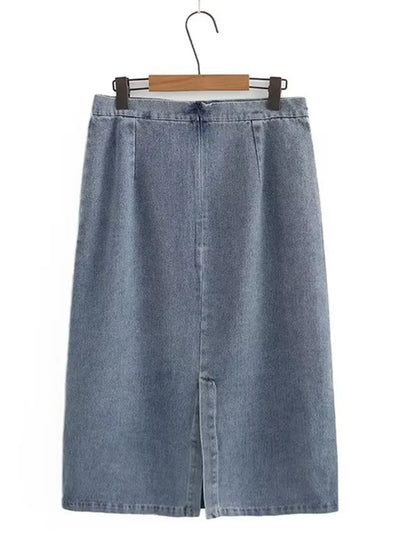 ModeGlamour Plus Size Denim Set