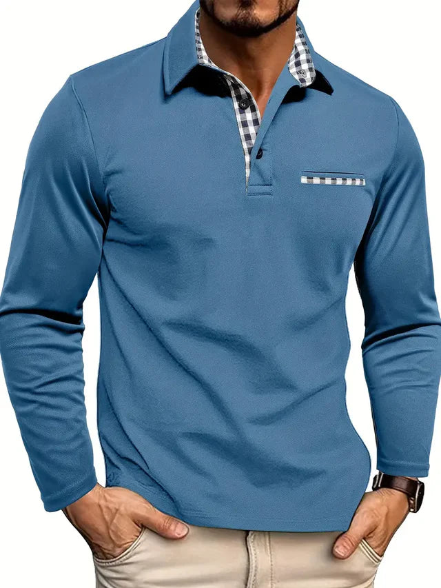 Polo Heren | Lange Mouwen & Vormvast Comfort