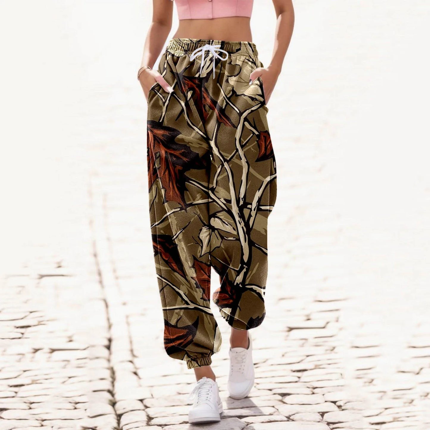 FlexFit Sportieve Hoge Taille Sweatpants voor Dames