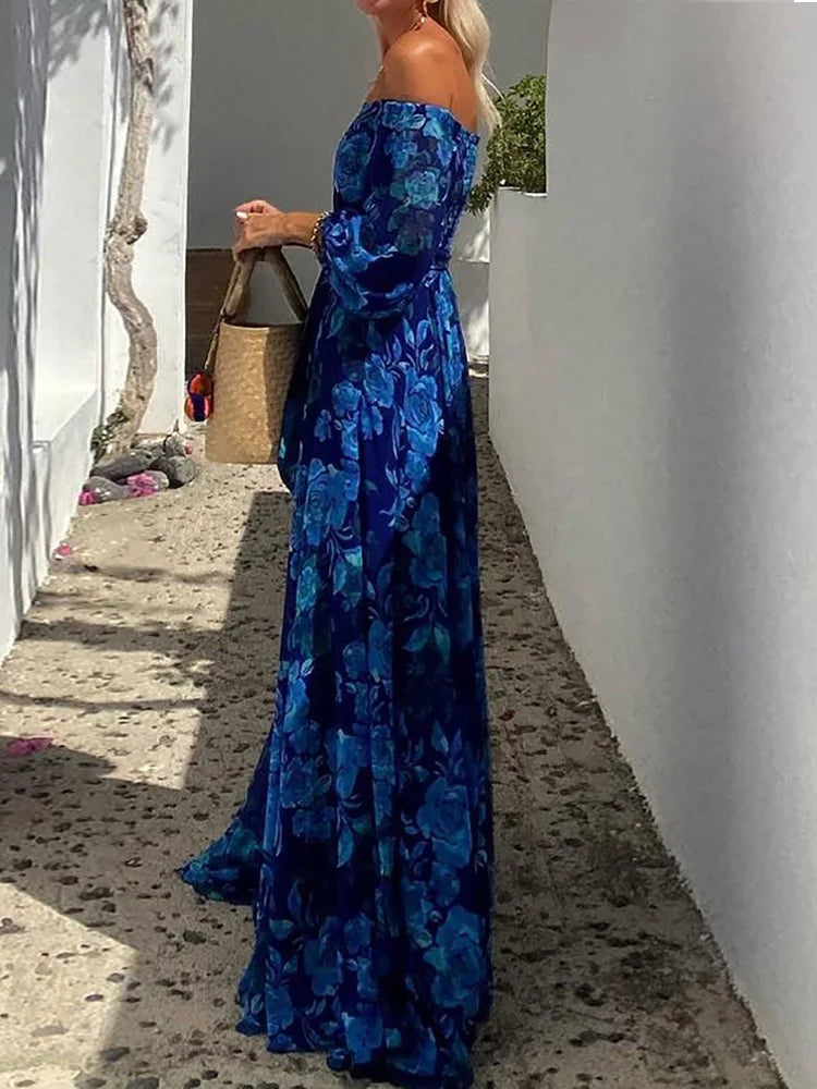 ChicMode Print Patchwork Maxi Jurk