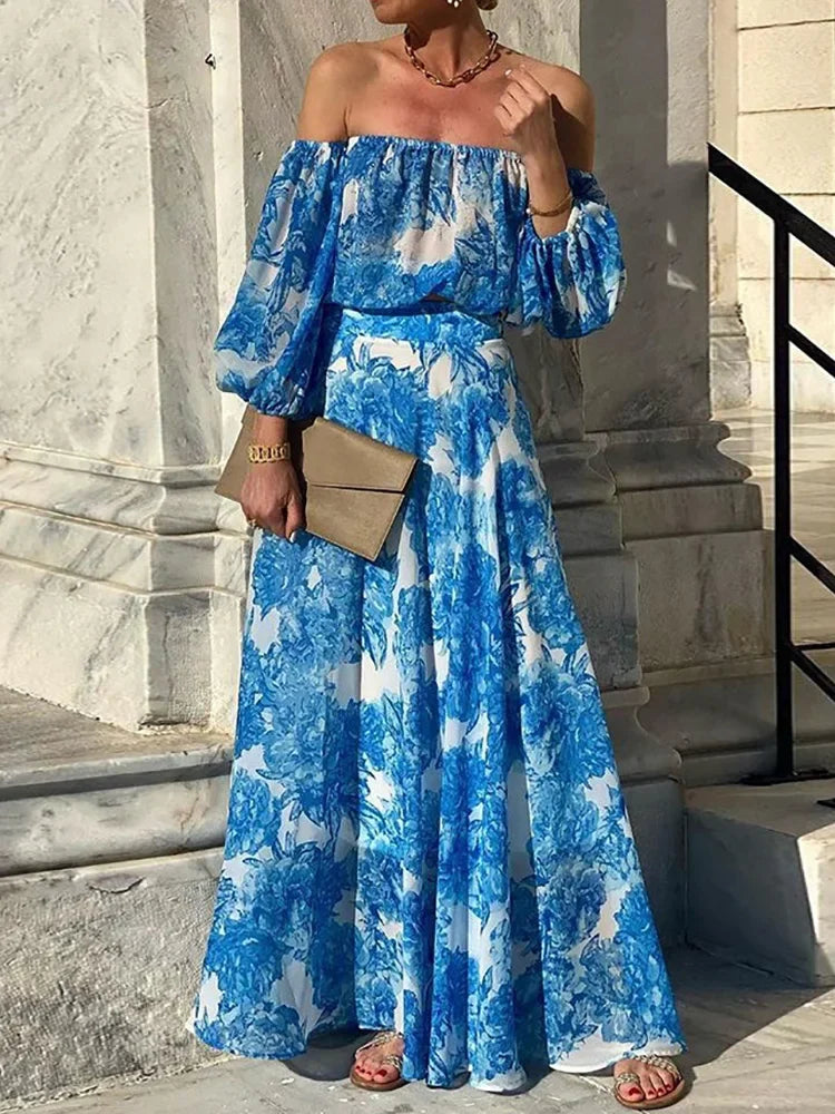 ChicMode Print Patchwork Maxi Jurk