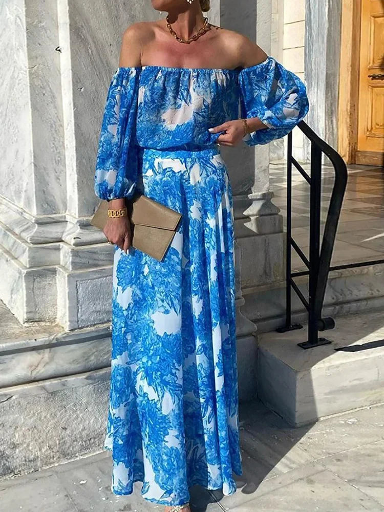 ChicMode Print Patchwork Maxi Jurk
