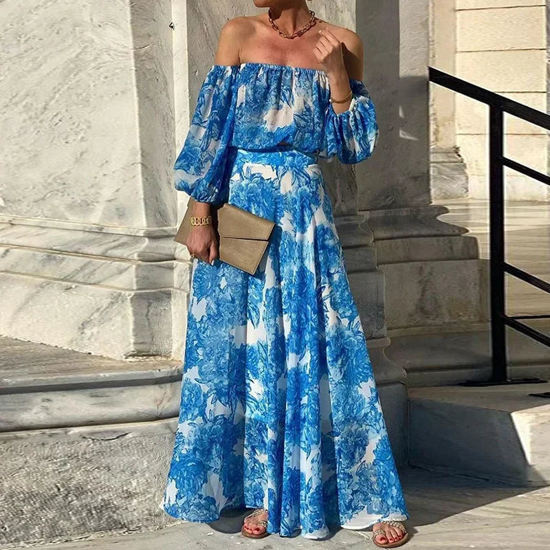 ChicMode Print Patchwork Maxi Jurk