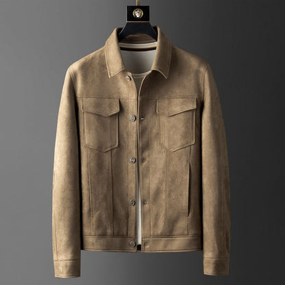 Suède Jas voor Heren - Reuben Stijl - Mode Vibes