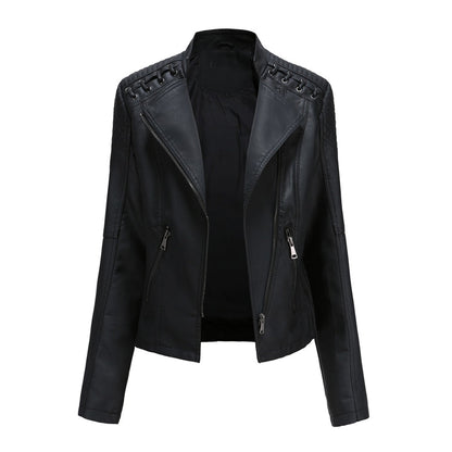 Leren Jack Dames Trendy Biker Stijl - Mode Vibes