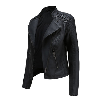 Leren Jack Dames Trendy Biker Stijl