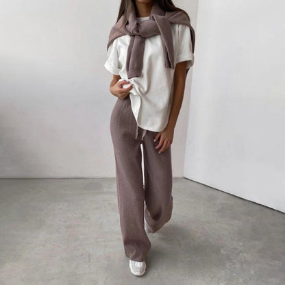 Dames Set met Coltrui en Broek – Comfortabel & Elegant voor Dagelijks Gebruik