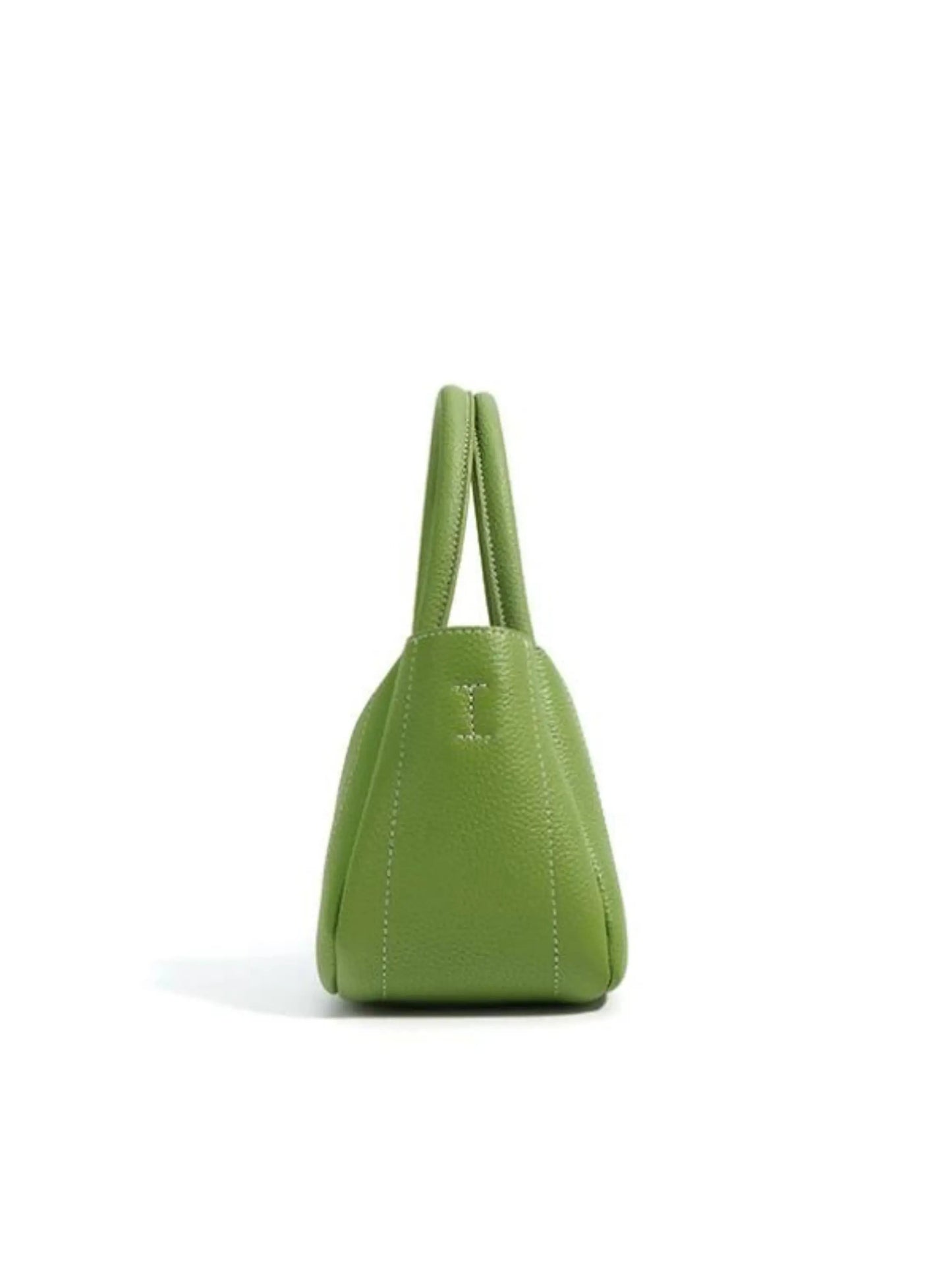 Groene Leren Tas Stijlvol Minimalistisch Design