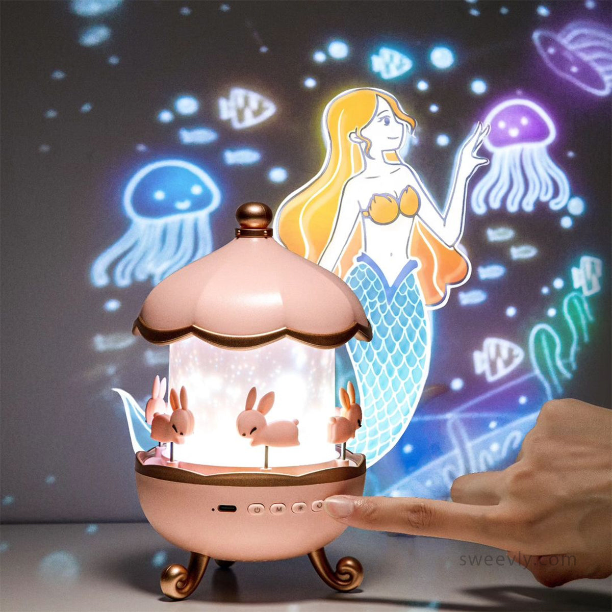 Rustgevende Slaap Projector met Sterrenhemel