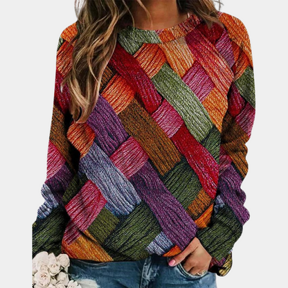 Ginevra | Maglione colorato in maglia