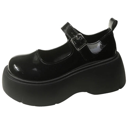 Rebel Chic Punk Goth Platform Pumps