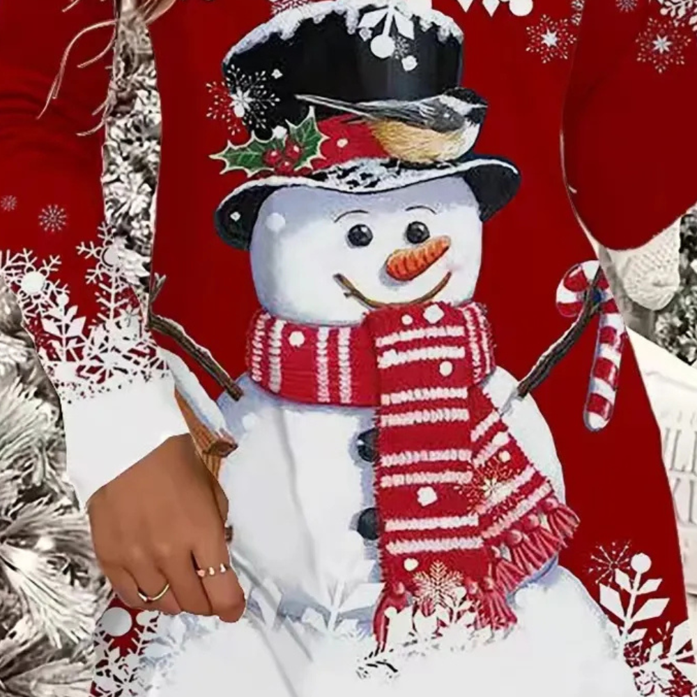 Kerstjurk Dames Rood Feestelijke Kerstoutfit