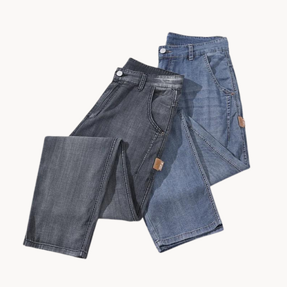 Heren Loose-Fit Jeans Retro Stijl Casual