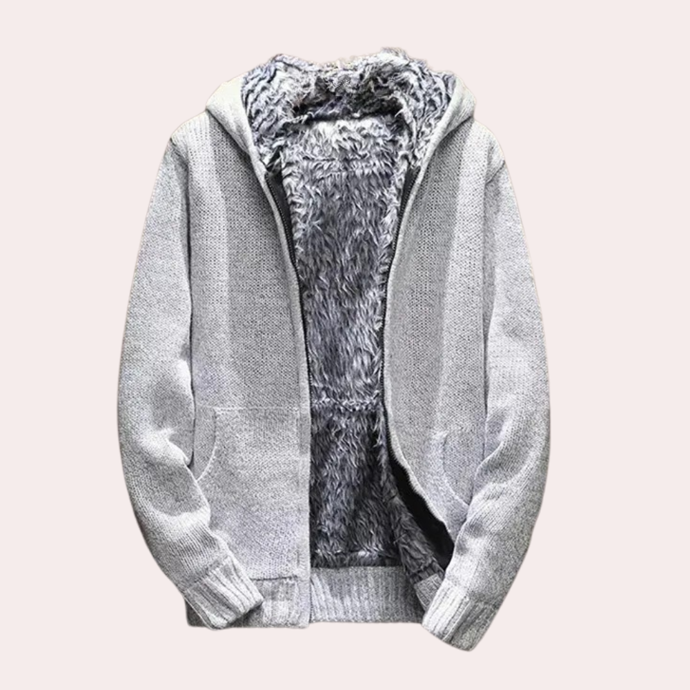 Heren Gebreide Vest met Capuchon Milan Stijl - Mode Vibes